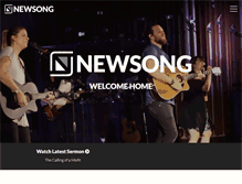 Tablet Screenshot of newsong.net